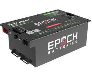 Epoch Batteries 72v-105ah HIGH POWER Lithium GOLF CART Battery & Installation Kit
